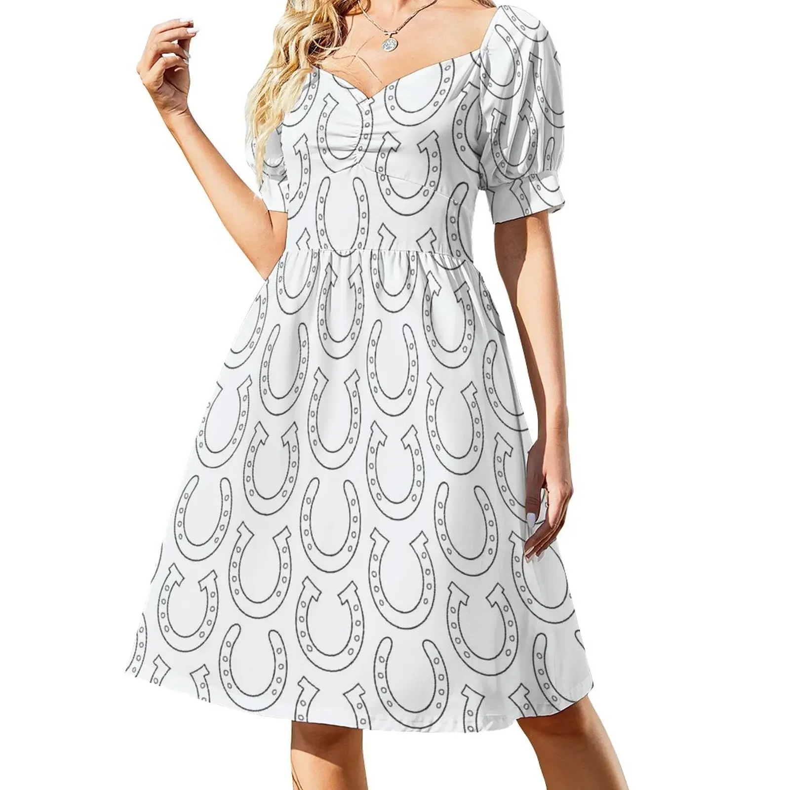 

Horseshoes Sleeveless Dress dresses for women Women's skirt