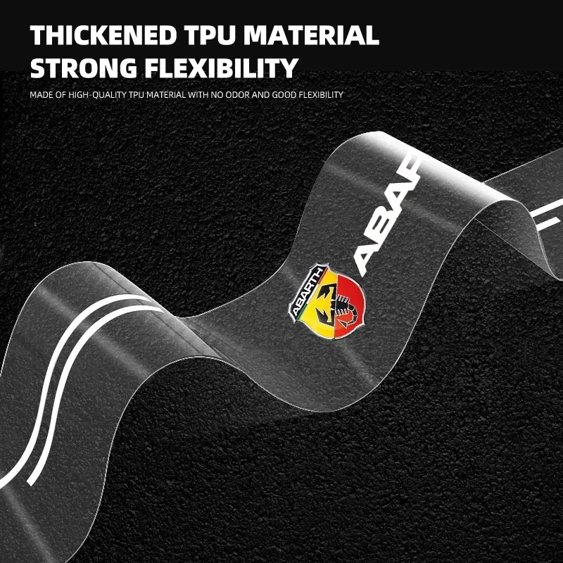 Car Rear Bumper Trunk Load Edge Protector Guard Trim Transparent Sticker For Fiat Abarth 595 Abarth 500 Abarth 124 Spider - view 5