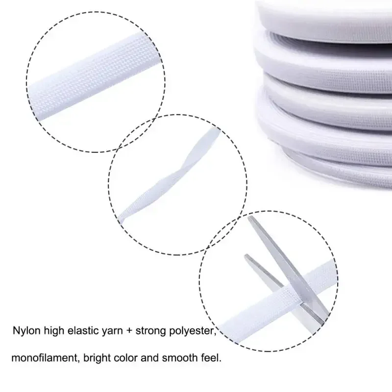 50 yards/roll Polyester Fish Boning Corset For Bras Diy Wedding Dress Making Sewing Accessories Crinoline for Sewing view 3