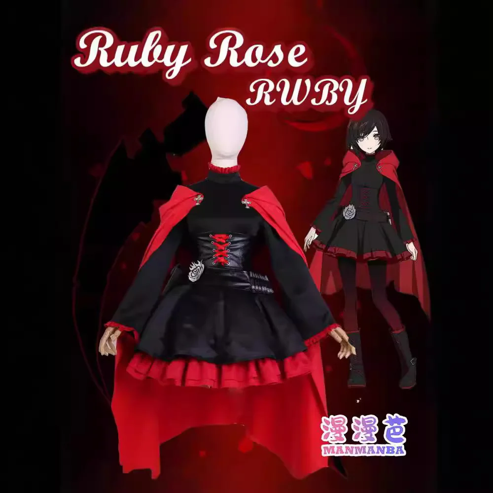 

Long-awaited RWBY: Ice Empire / Four-Color War Chronicles Red Trailer Ruby Red Riding Hood Battle Suit Cosplay