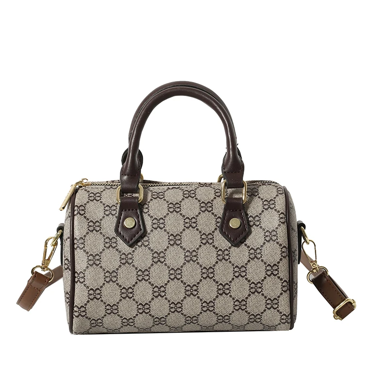 

Модная дизайнерская женская сумка в классическом парижском стиле, кожаная сумка для подгузников, элегантная сумка через плечо для поездок на работу с логотипом в виде буквы.