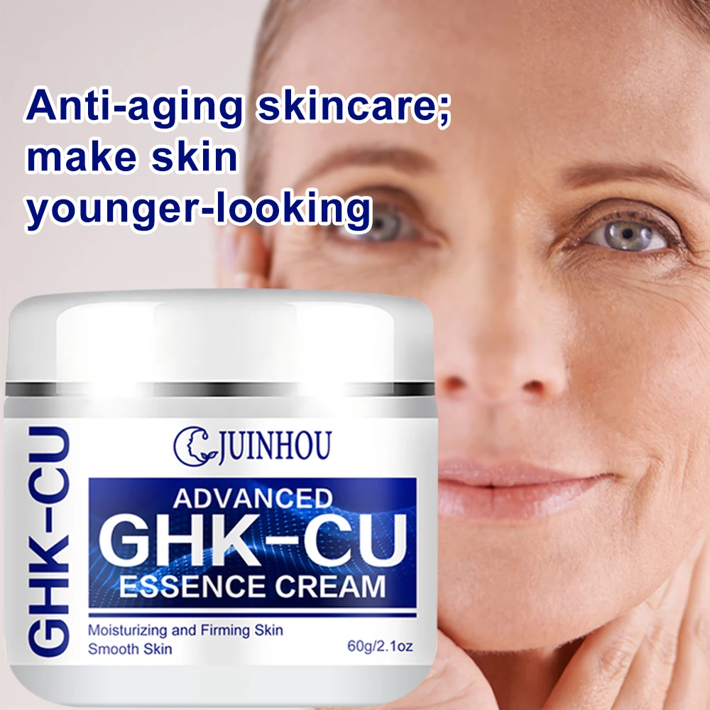 JUINHOU GHK-CU Face Cream Anti-aging Facial Moisturizer Firming and Hydrating FAST-absorption Suitable for Both Men and Women