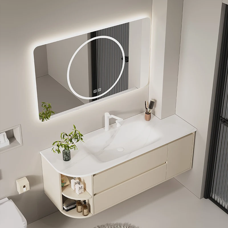 *-*Display Partitions Bathroom Cabinet Organizer Space Saver Storage Mirror Drawers Cupboard Decorations Trendy Furniture