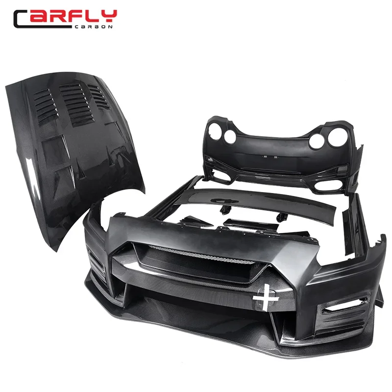 Carbon Fiber GTR r35 Nismo style Body Kits bumpers for GTR r35 custom