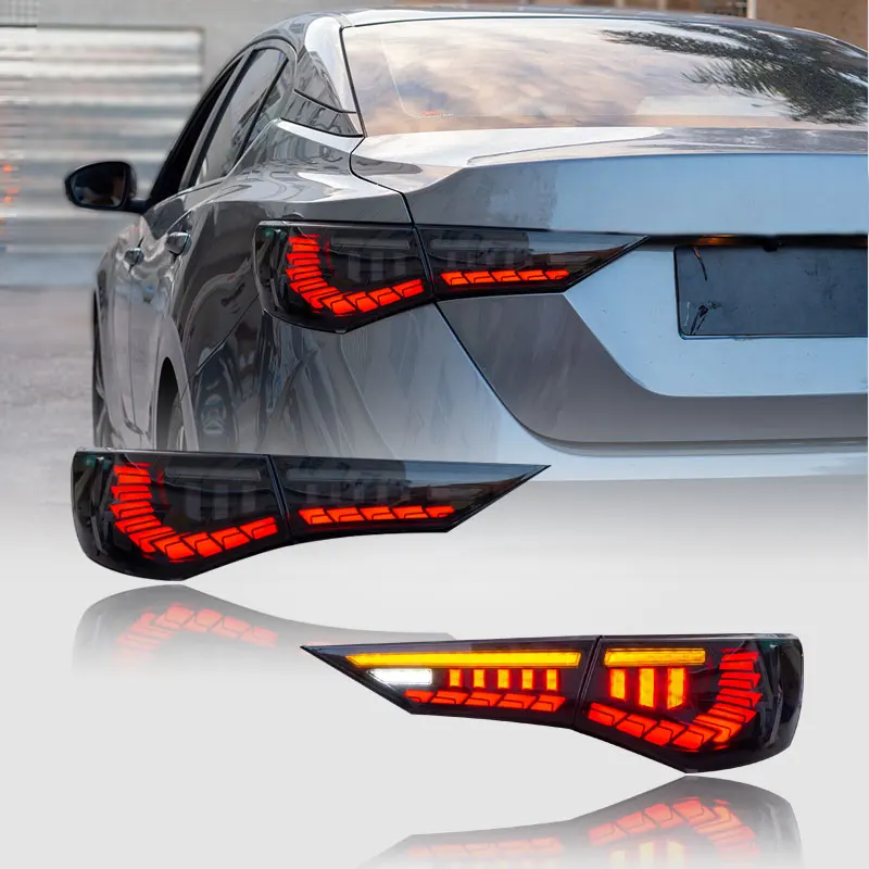 

HOSI Modified LED Taillight For Nissan Sylphy Sentra 2020 2021 Car Tail Lamp Rear Light accessories