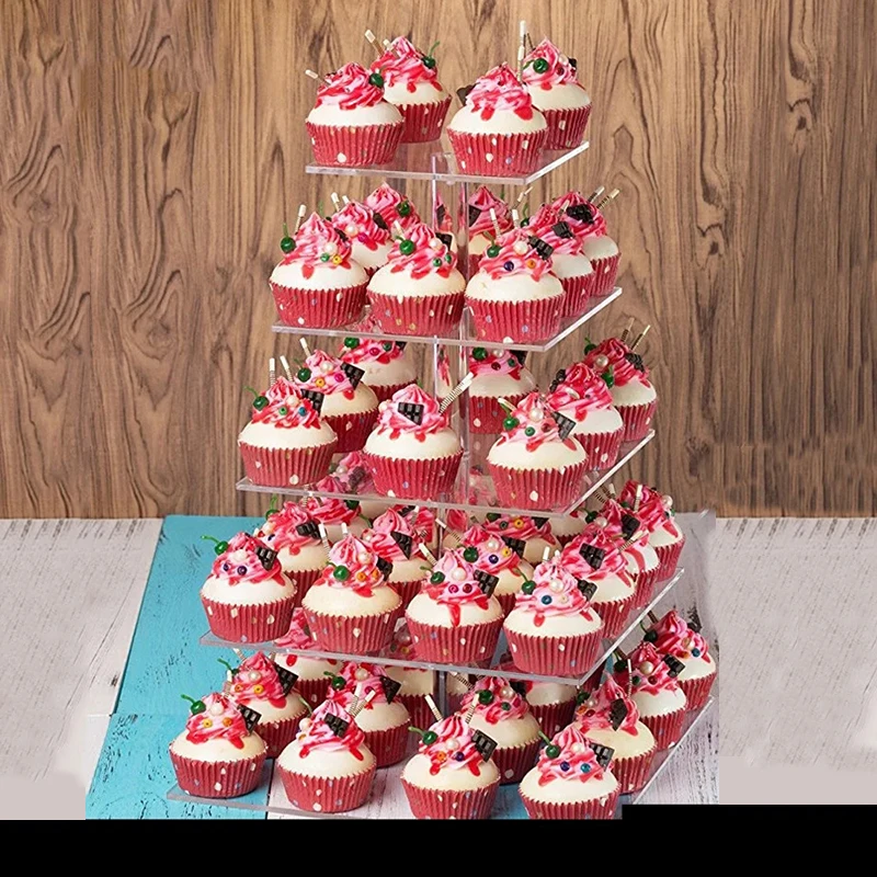 

Five Layer Display Cupcake Stands Macaron Stand For Dessert Cake Display Rack Wedding Birthday Party Gift For Baking Lover DIY