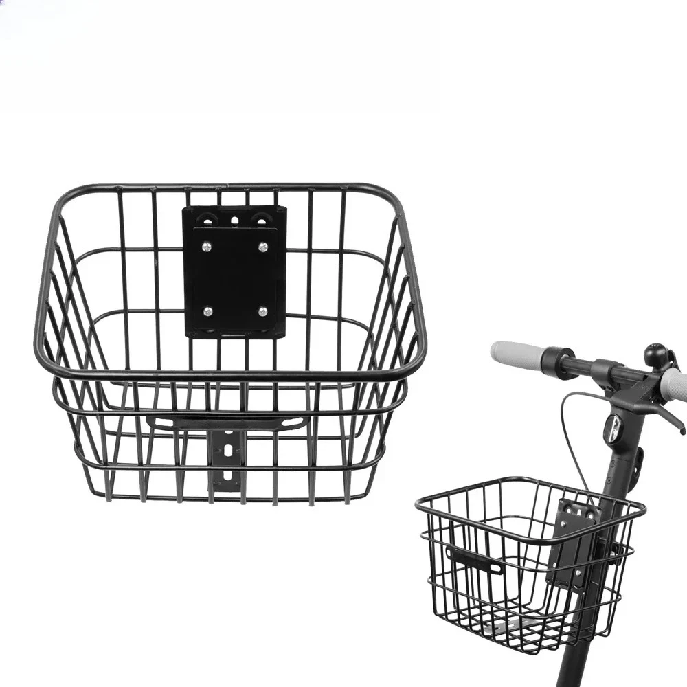 Universal Front Storage Basket for Xiaomi M365 Pro for Mi4 Mi5 For Ninebot G30 E3 G2 F3 ZT3 for Kukirin G3 G4 Stainless Steel