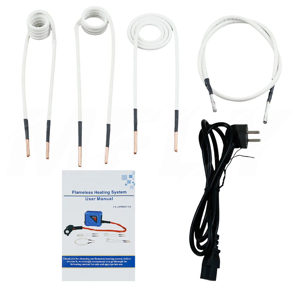 Calentador de inducción portátil de 110V/220V, 1800W, inducción sin llama de tipo dividido para herramientas de extracción de pernos de reparación de automóviles