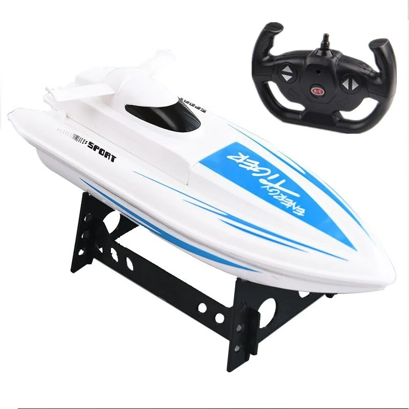 

2.4g Speedboat Model Water Electric Toy 25km/H Remote Control Rechargeable Suitable For Friends Racing