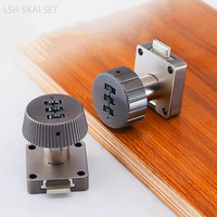 Cabinet Drawer Combination Locks Office Locker Mechanical Lock Hasp Mailbox Zinc Alloy Anti-theft Lock Indoor Security Door Lock
