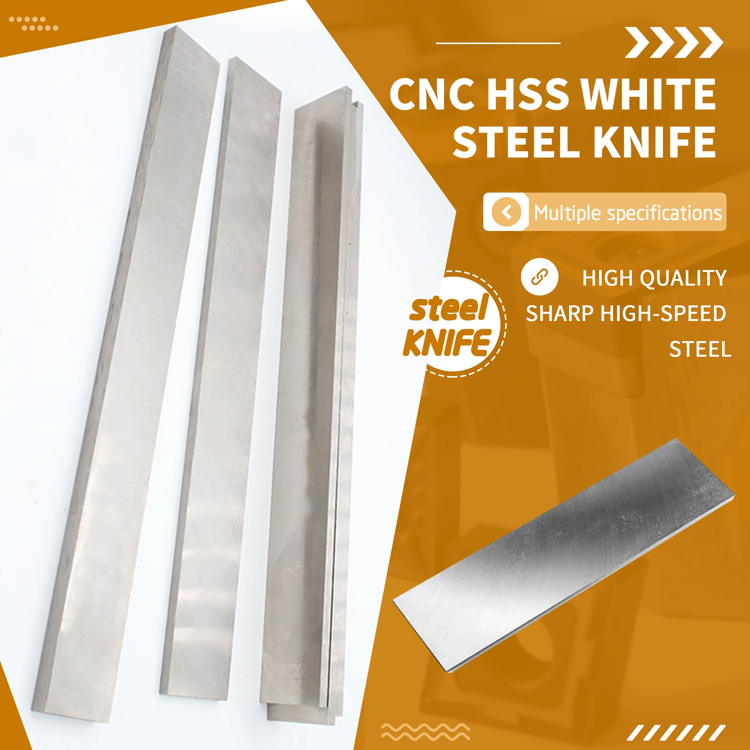 6x20x300mm 6x25 6x30 6x35 6x40 6*45 6x50 6x60 6x80 6x100 CNC HSS White Steel Knife 6mm Length 300 Knife Embryo DIY Self MadeTool