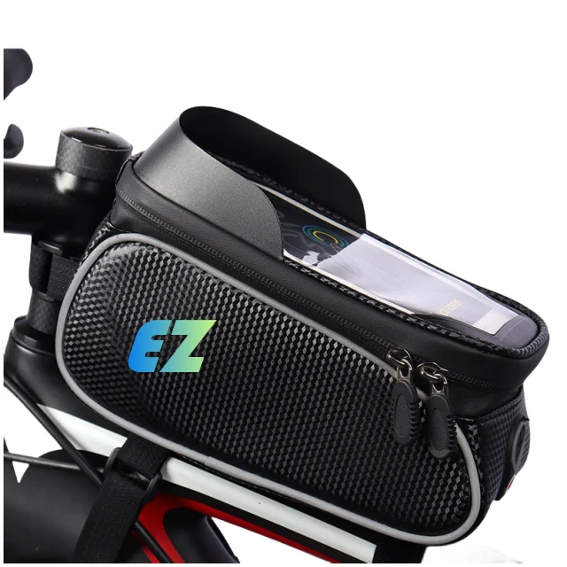 22CM Fahrrad Tasche Telefon Halter Wasserdichte Rahmen Tasche Mobile Fahrrad Touchscreen Telefon Tasche Fahrrad Zubehör