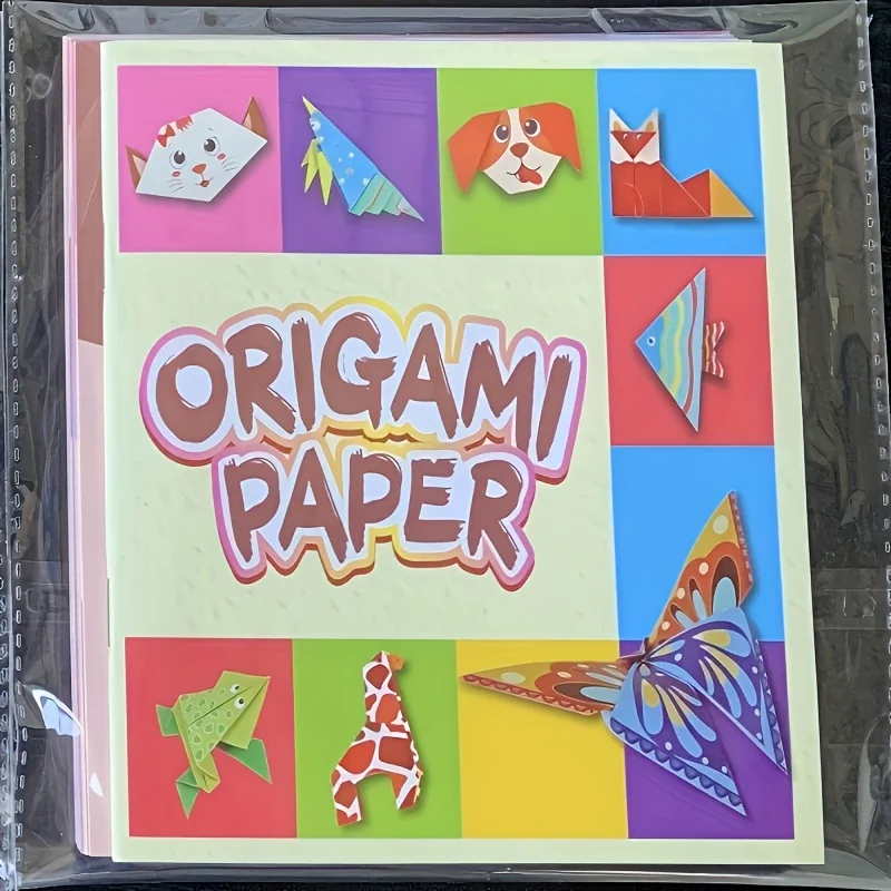 set di origami creativo, include 54 fogli di origami bifacciali e libretto di istruzioni, adatto per progetti artistici e artigianali fai-da-te