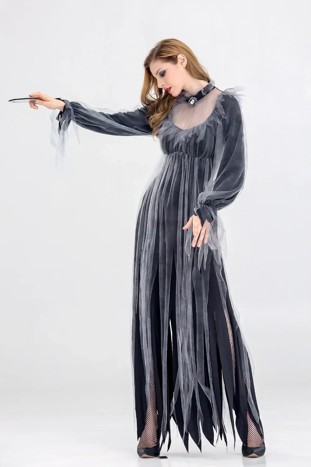 

Terrible Zombies Ghost Bride Costume Halloween Costumes For Women Game Role Ghost Vampire Cosplay Party Magic Moment Costume