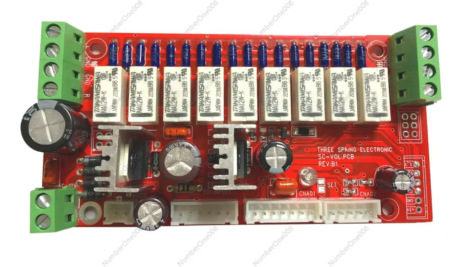 

Relay Board Volume Controller Remote Contro Board with Display Screen Balance Volume