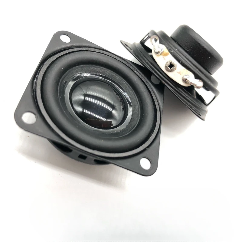 SOTAMIA 2Pcs 40mm Mini Speaker 4 Ohm 3W Square Full Range Speaker Anti-magnetic Audio Loudspeaker DIY 2.1 Home Theater