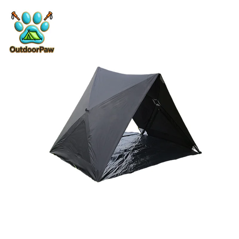 Outdoor camping tent fishing park picnic double single layer beach sun protection 2s quick open portable tent