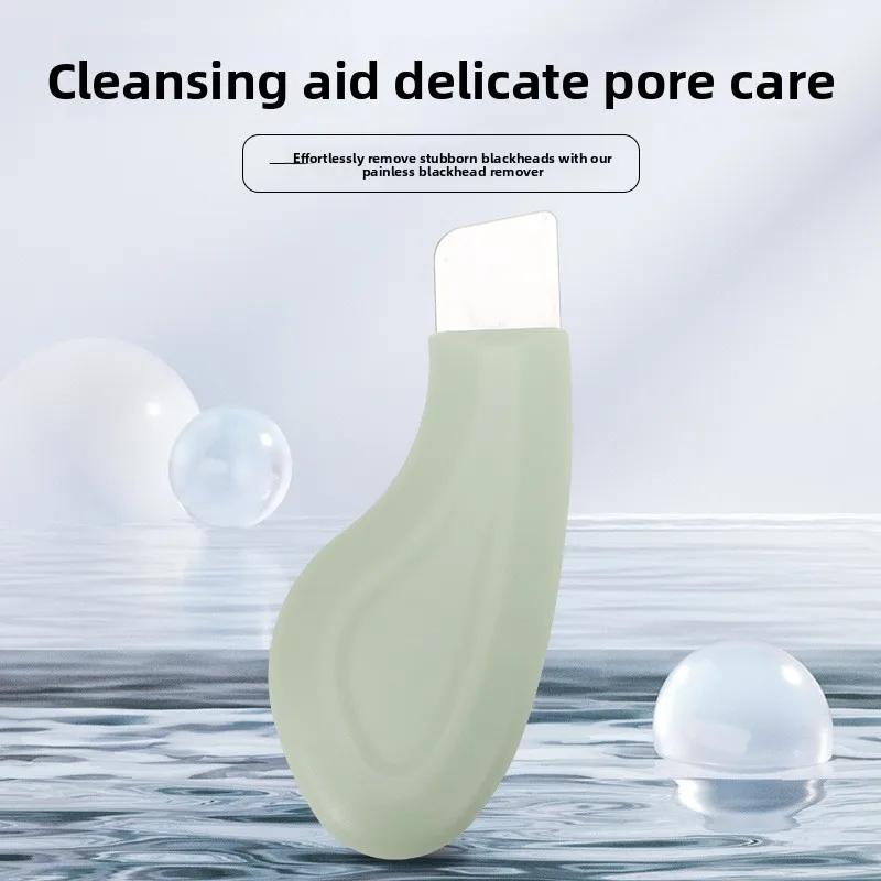 

Manual Facial Scraper Tool, Skin Exfoliator for Blackhead & Comedone Removal, Reusable Pore Cleansing Spatula for Face Care