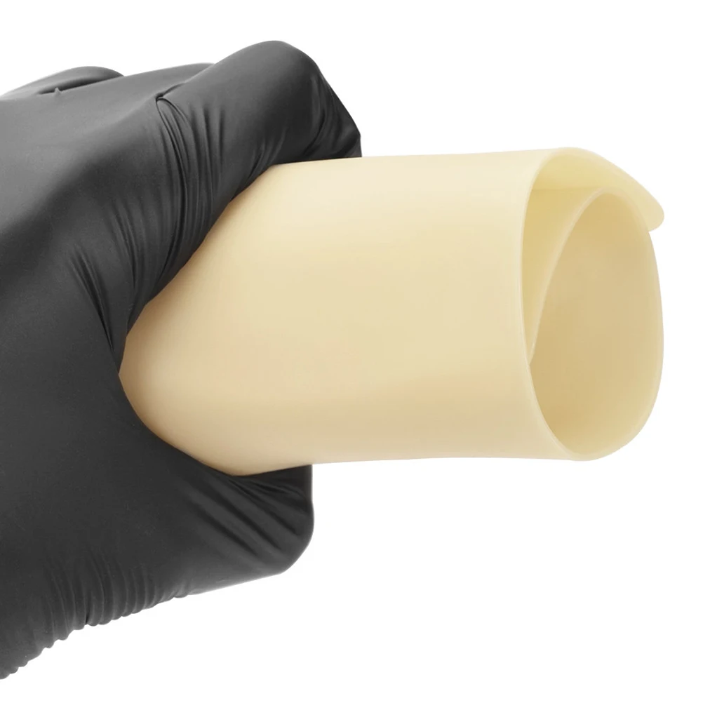 

Flexible Silicone Skin for Tattoo Practice Lip Microblading Training Artificial Skin with Human Like Texture Double Sided Use