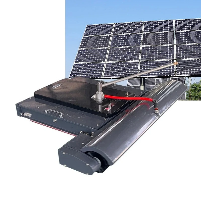 Solar Panel Cleaning Machine Photovoltaic Cleaning Robots Portable Solar Panel Cleaner High Efficiency PV Cleaner