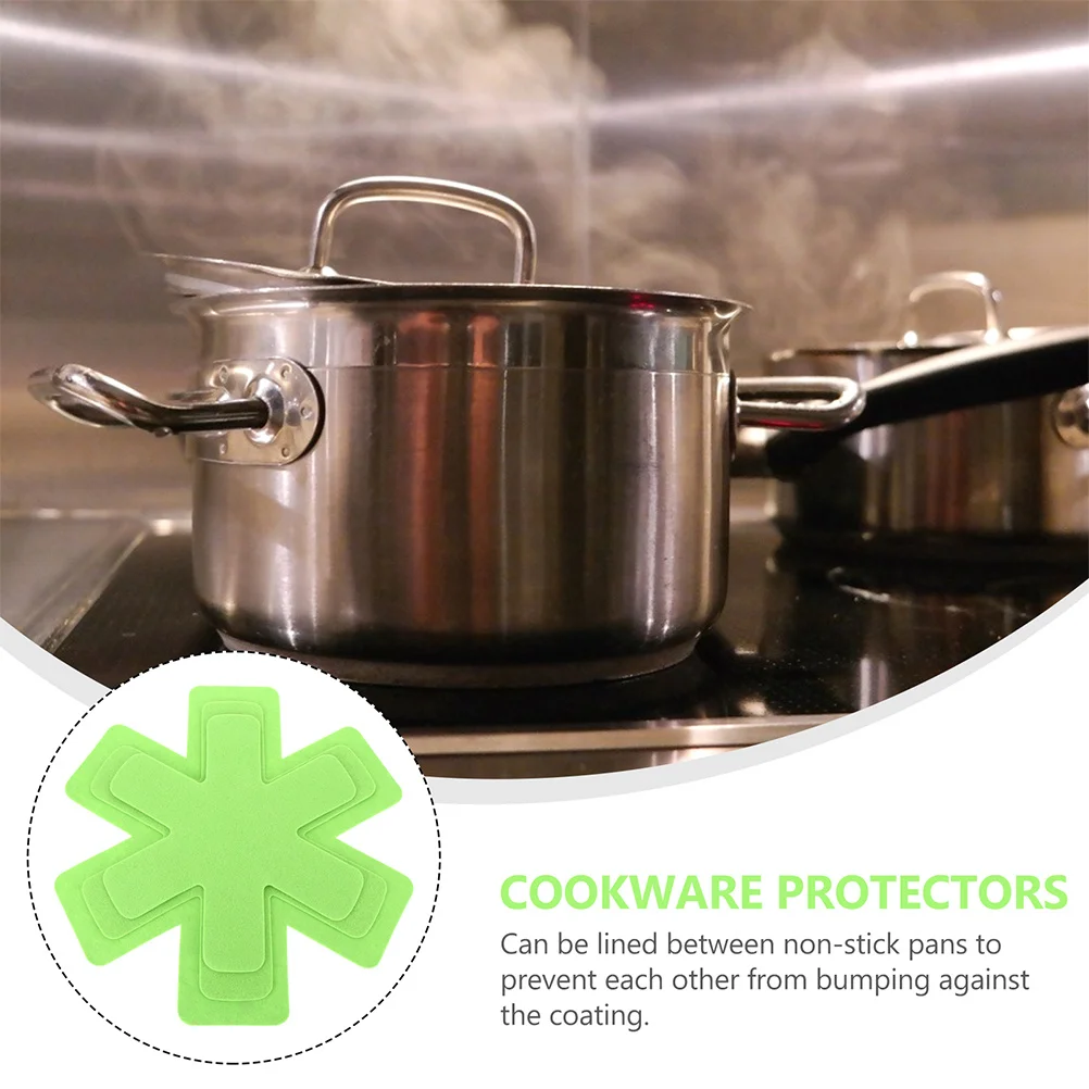 

10Pcs Pan Protectors Pots Pads Anti Scratch Heat Insulation Non Slip Kitchen Dining Essentials Pot Pan Protectors