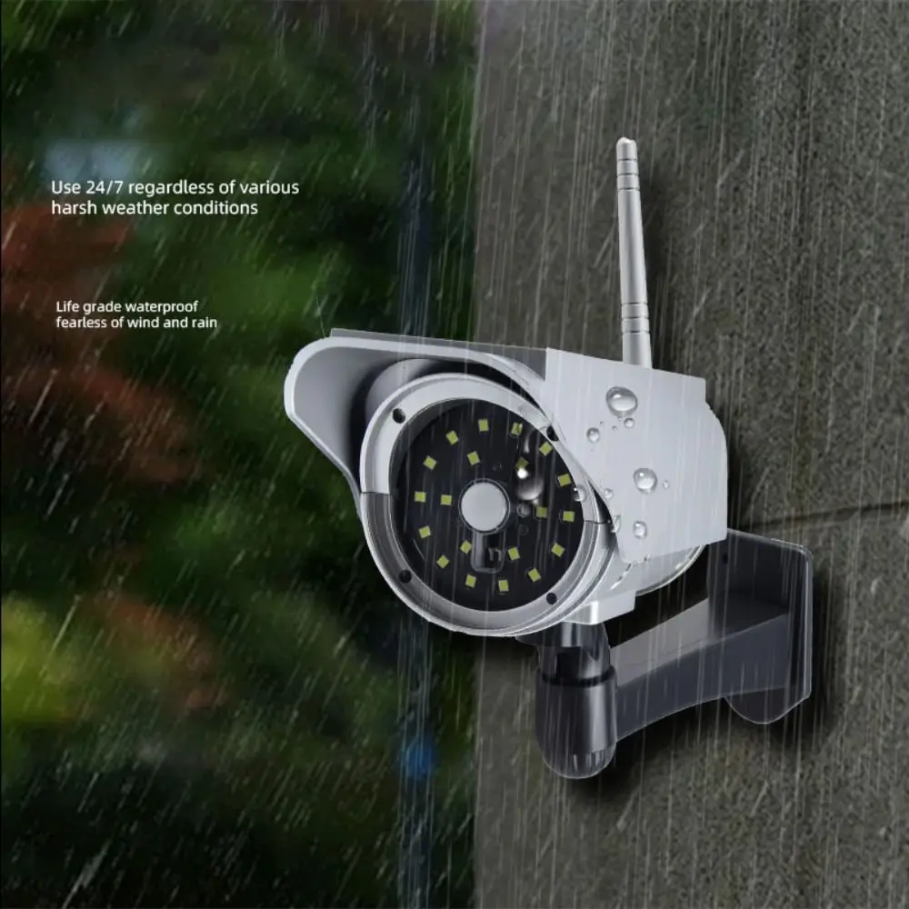 Intelligent Voice Prompt Simulation Monitoring Light Anti Theft Remote Control Solar Light Energy Conservation Waterproof