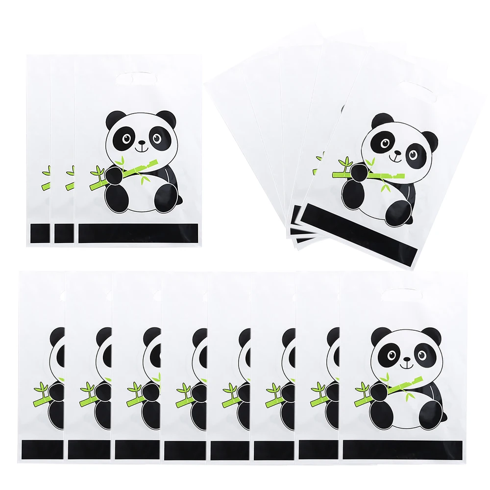 10/40pcs Panda Goodie Bags Party Like a Panda Party Favors Gift Bags Zoo Animal Panda Treat Bags for Baby Shower Birthday Decor