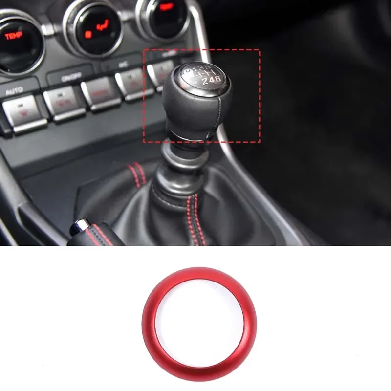 

For Toyota 86 Subaru BRZ 2022-2024 Aluminum Alloy Car Gearhead Decorative Ring Car Interior Accessories