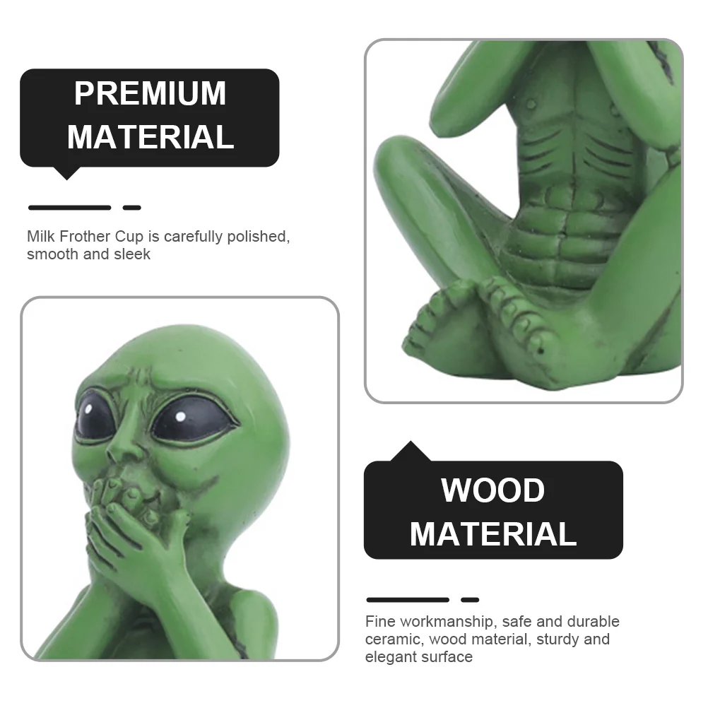 Statuette Sculpture Decoration Alien Yard & Garden Decors Action Figure Resin Commemorate