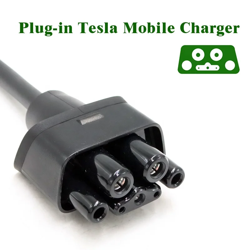 محول NEMA 5-20 هو شاحن متنقل Tesla Gen 2 حصريًا حتى يمكنك الاتصال بكابل طاقة مخرج 120 VAC 5-20 #3