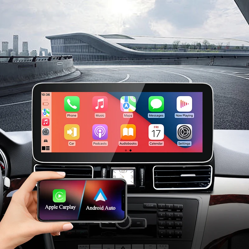 STWEI New 12.3inch Android13 Wireless CarPlay AUTO For Mercedes Benz M Class  W166 ML250 350 Car Players GPS Multimedia Screen