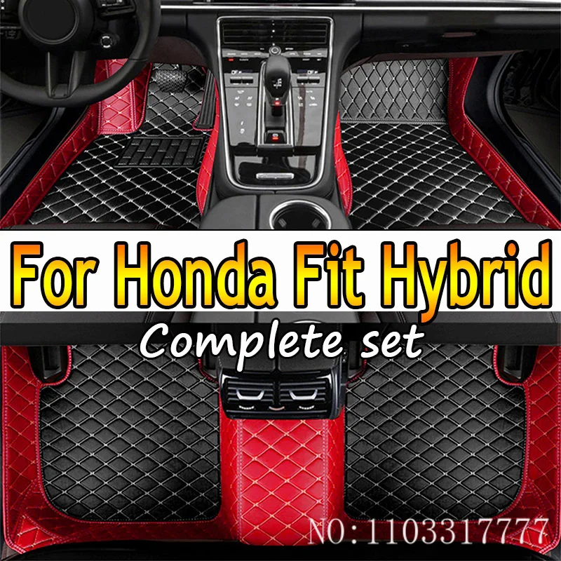 

Floor Mats Car For Honda Fit Jazz Hybrid GP5 GP6 2014~2020 Waterproof Protection Floor Mat Alfonbrillas De Coche Car Accessories