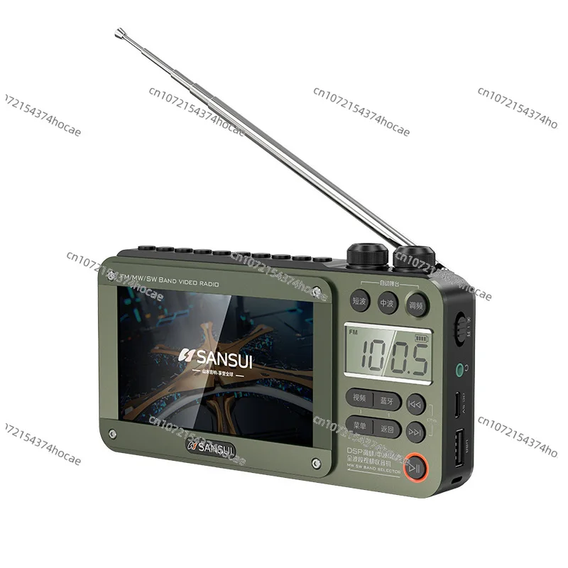 

F50 4.3 inch high definition multi-band radio card Bluetooth video machine digital song ordering, super long playback