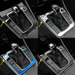 For volkswagen VW Jetta MK7 2019 2020 2021 2022 Carbon fiber Inner Gear Shift Box Panel frame Cover trim