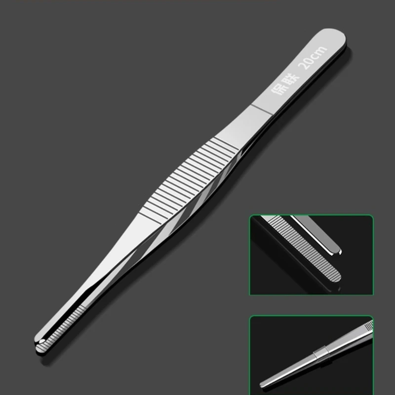 Pinzas acero inoxidable con punta recta, pinzas precisión para reparación artesanal, fabricación joyas artísticas para