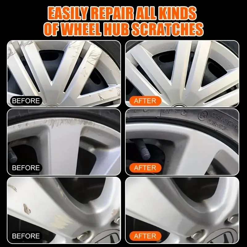 

Motorcycle wheel maintenance paste - Chrome wheel repair paste, anti-rust and scratch protector, suitable for car, motorcycle an