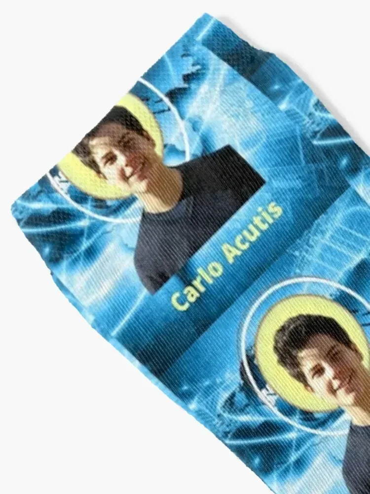 Blessed Carlo Acutis Socks Soccer summer Children's bright garter Ladies Socks Men's