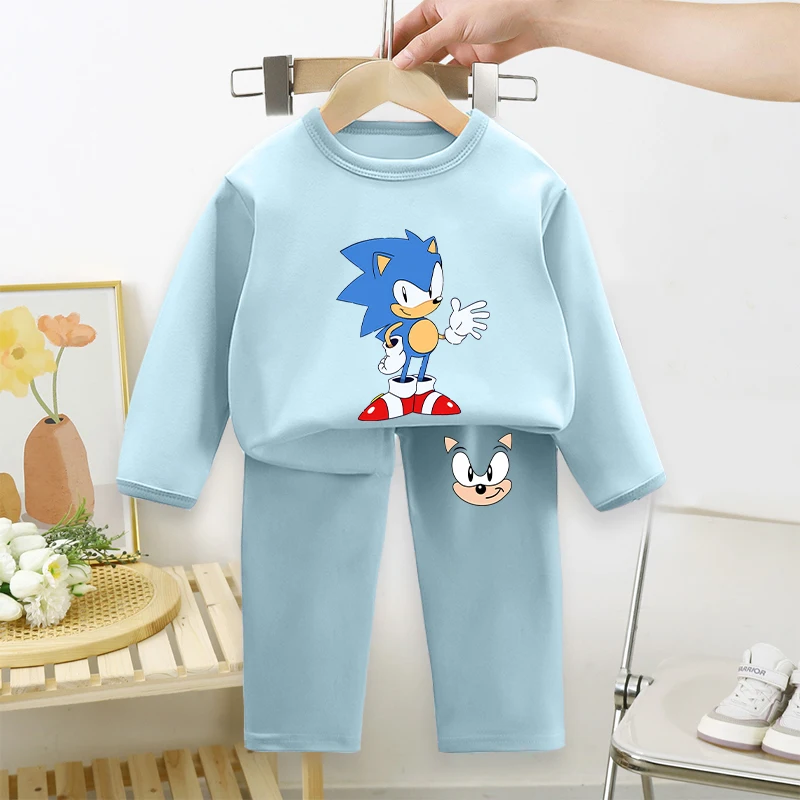 

Soniced Velvet Pajama Set Autumn Winter Windproof Cold Proof Warm Clothing Cute Cartoon Anime Pattern Pajamas Birthday Gift