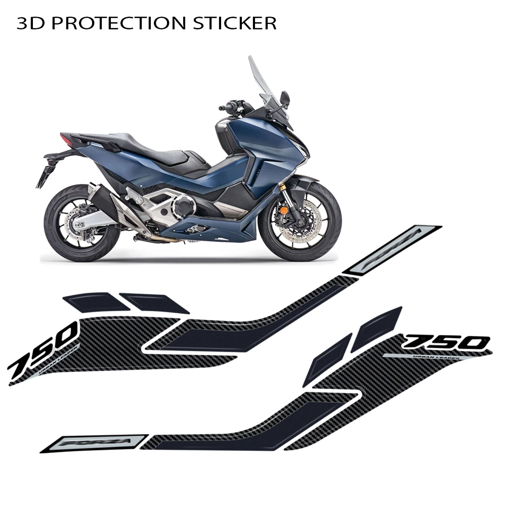 

Motorcycle 3D Gel Decals Accessories Fuel Tank Decorative Protective stickers For Honda Forza 750 2021 2022 2023