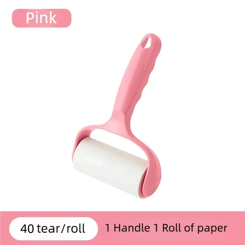 Multi Use Sticky Paper Lint Remover Roller Efficient Pet Hair Dust Remover Removable Design Cleaning Brush For Clothing Sofa Hom