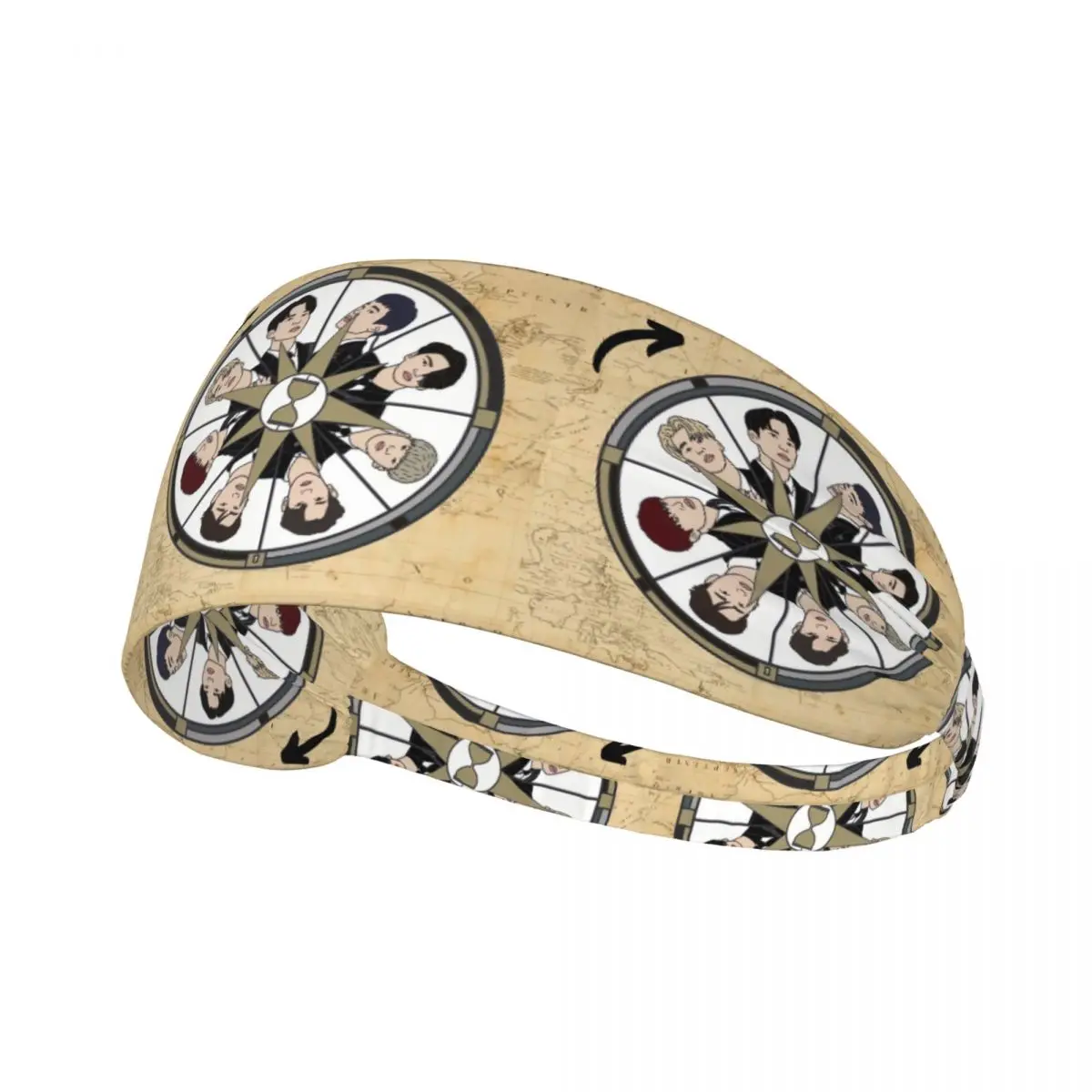 

Custom Kpop ATEEZs Sports Headbands for Men Women Stretchy Moisture Wicking A TEEnager Zs Workout Sweatbands