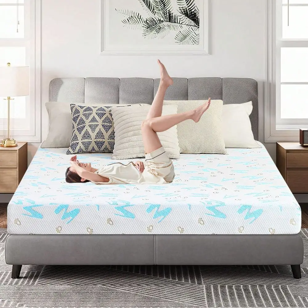 

Adult Kids Teens Gel Memory Foam Mattress Supportive In A Box CertiPURUS Pressure Relieving Gel Foam Durability Medium CushionF