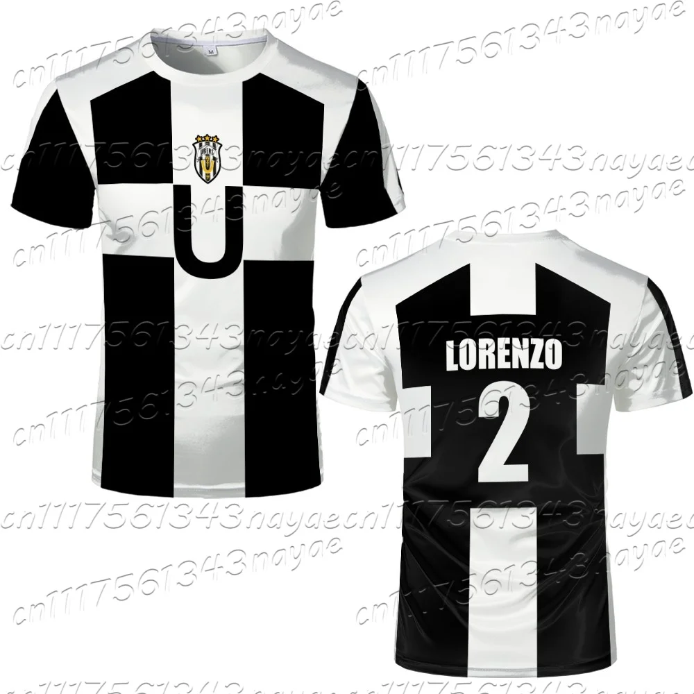 2026 Blue Lock Ubers Trikot Fußball V-Ausschnitt T-Shirts Cosplay Uniformen Barou Aiku Lorenzo T-Shirt Unisex Uber Streetwear Kinder Oberteile – Detail 12