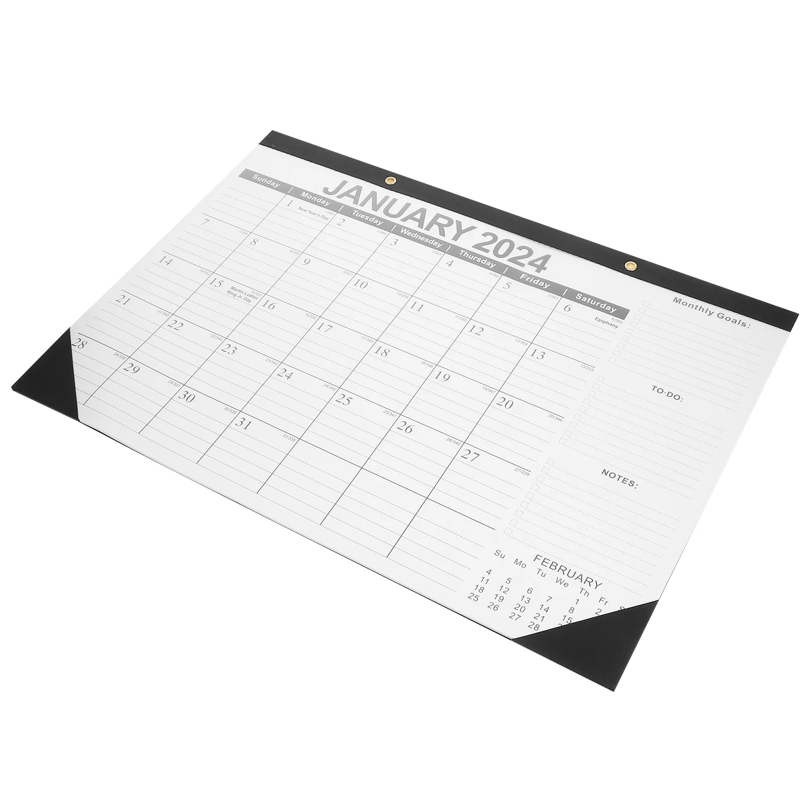 

Office Calendar English Hanging Calendar Simple Desk Calendar American Holiday Household Planning Monthly Home Accessory