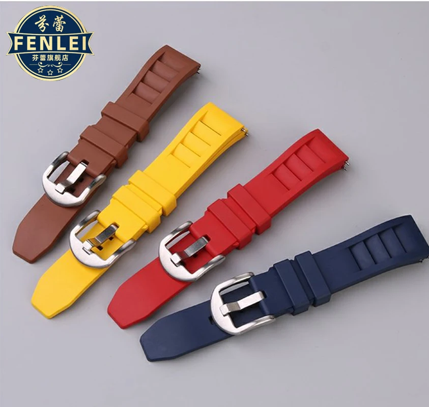 Correa de reloj de goma fluorada de liberación rápida, adaptador de acero de silicona para Casio G-SHOCK, GM-5600, DW5600, DW5610, GA2100, GA110