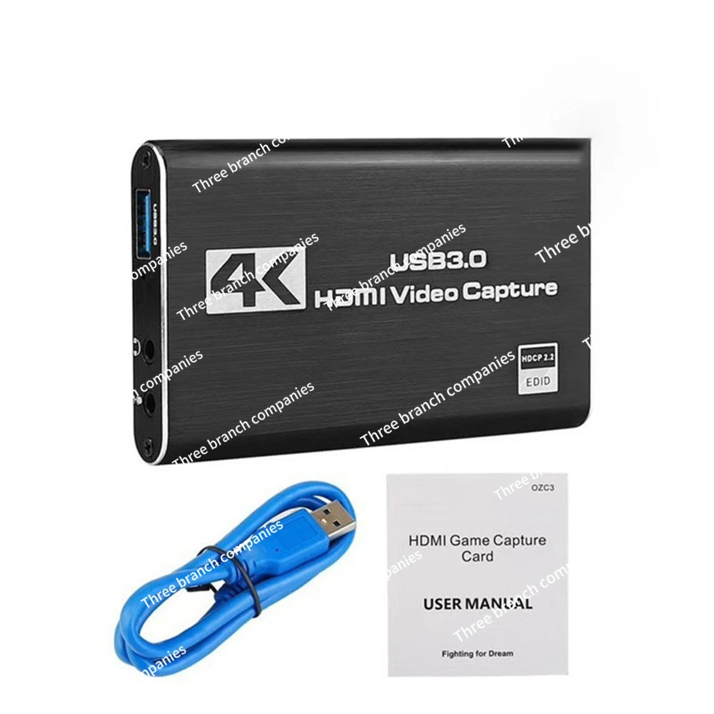 Cross-border hdmi capture card 4K video live broadcast usb3.0 data camera ps4 game set-top box recording computer