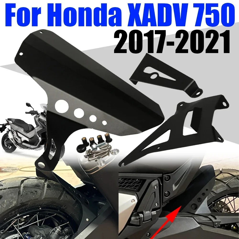 Motorcycle Rear Fender Mudguard Rear Extension Extender Splash Guard For Honda X-ADV XADV 750 XADV750 2017-2021 2020 Accessories