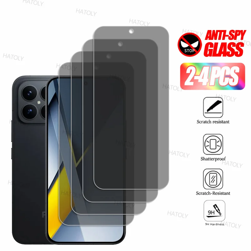 2/4PCS Anti-Spy Scr…