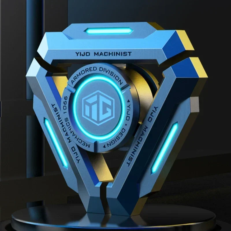 Tecnologia Smart Fidget Spinner Lega di metallo Giroscopio Luminoso Mano Antistress Giocattolo Ragazzo Adulti Regali di compleanno STELLAR NUCLEUS