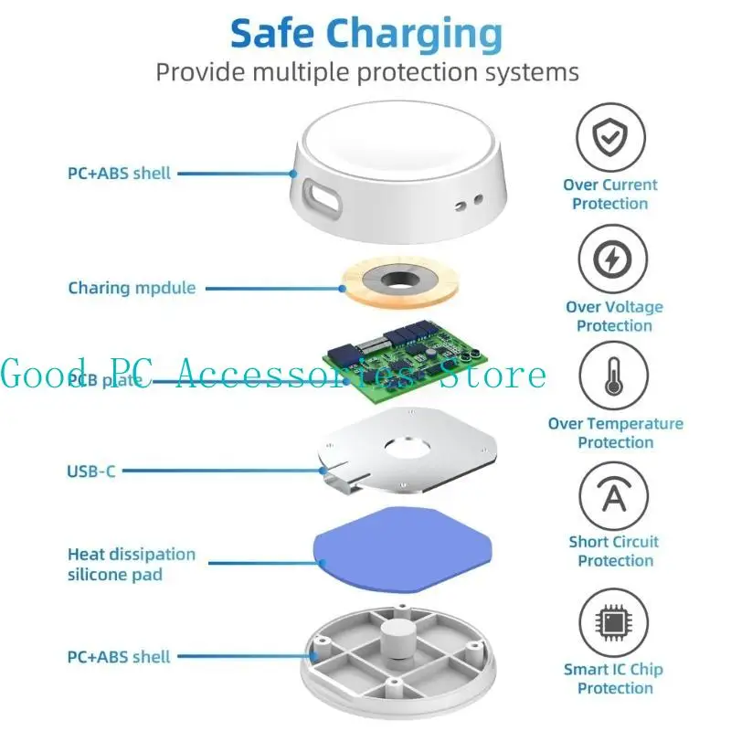 R53C Watch Charging Cable Essential Charging Accessory Attachment Smartwatch Charging Solution for Smartwatches
